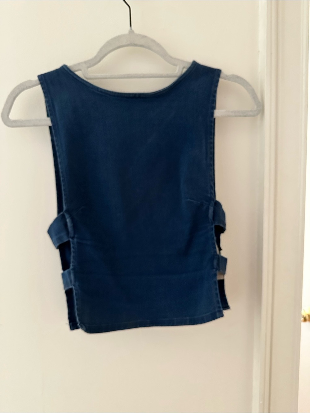 3x1 Indigo Denim Sleeveless Top